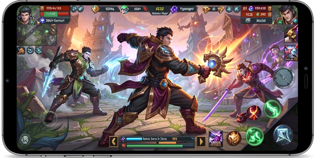 Gameplay menarik dengan pertarungan tim yang seru di 55RP.