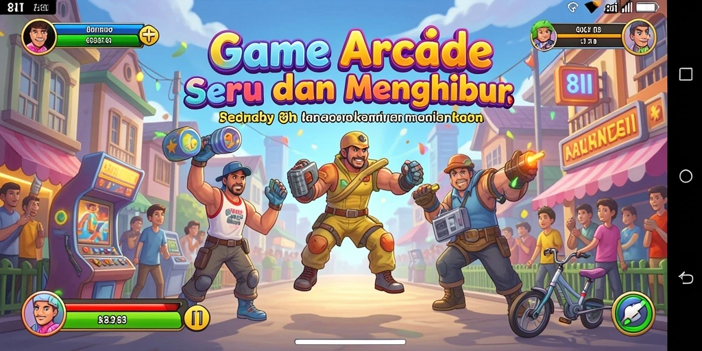 Screenshot permainan 8II menunjukkan aksi seru dan grafik menawan.