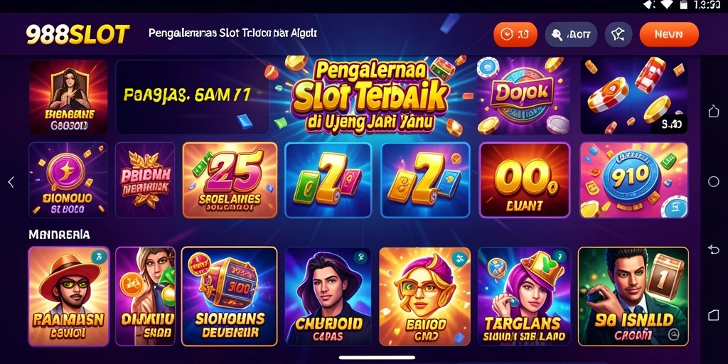 Tampilan gameplay menarik dari 988SLOT dengan grafis yang menawan.
