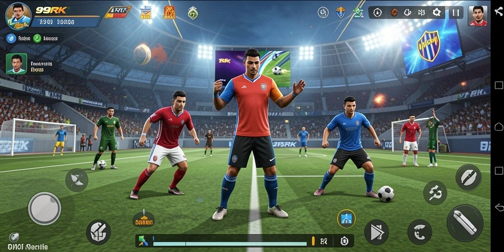 Tampilan gameplay menarik di 99RK yang menampilkan aksi olahraga seru.