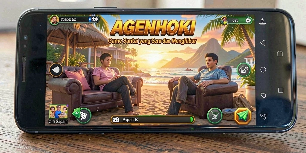 Tampilan gameplay yang seru dan menarik di AGENHOKI.