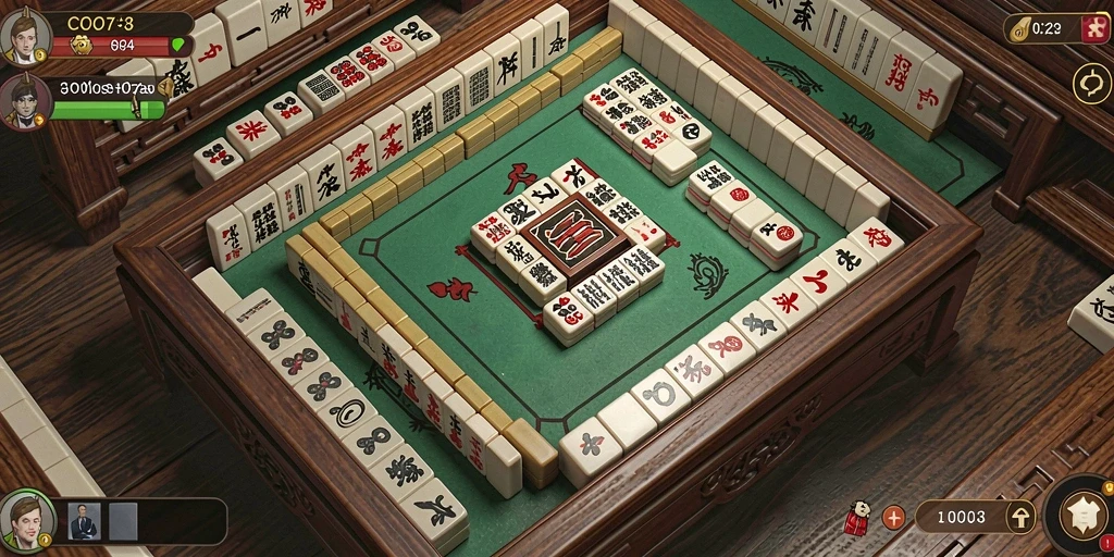 Tampilan menarik dari gameplay Mahjong di COO77.