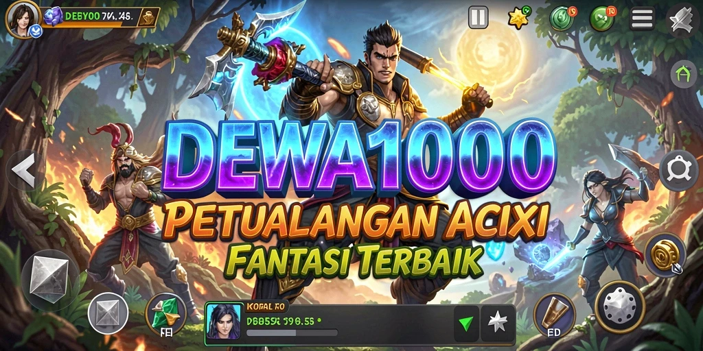 Tampilan gameplay menyenangkan di DEWA1000 dengan aksi yang mendebarkan.