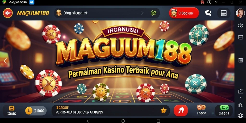 Tampilan menarik dari gameplay Kasino MAGNUM188.