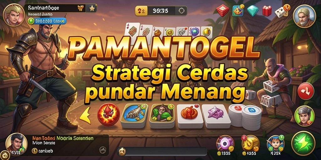 Tampilan screenshot PAMANTOGEL menampilkan aksi strategi yang mendebarkan.