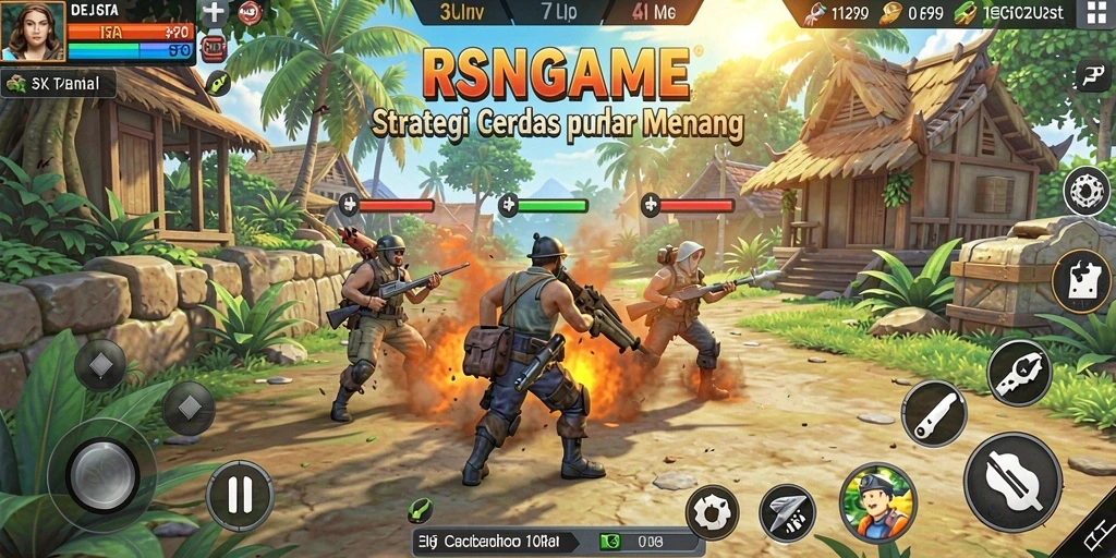 Tampilan gameplay RSNGAME dengan strategi mendalam dan aksi yang menegangkan.
