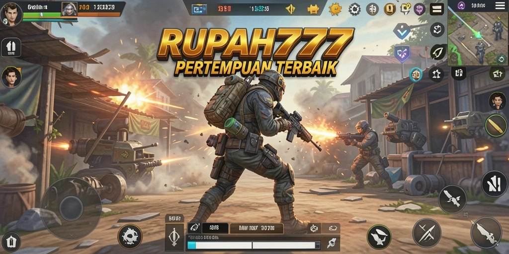 Screenshot RUPIAH777 menampilkan aksi Battle Royale yang mendebarkan dan intens.
