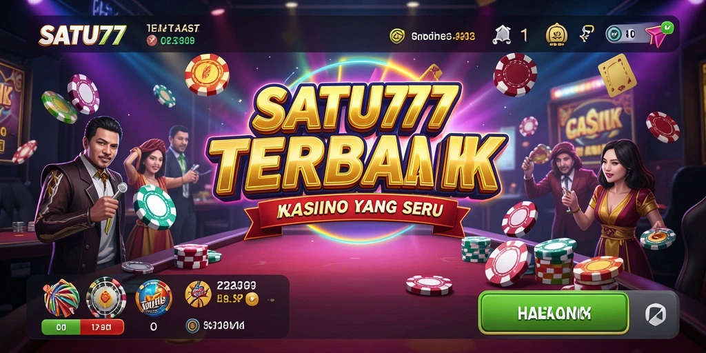 Tampilan screenshot SATU77 menampilkan antarmuka permainan Kasino yang menarik.