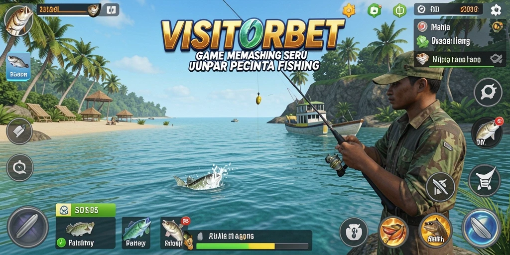 Tampilkan gameplay seru dengan suasana memancing yang menakjubkan.